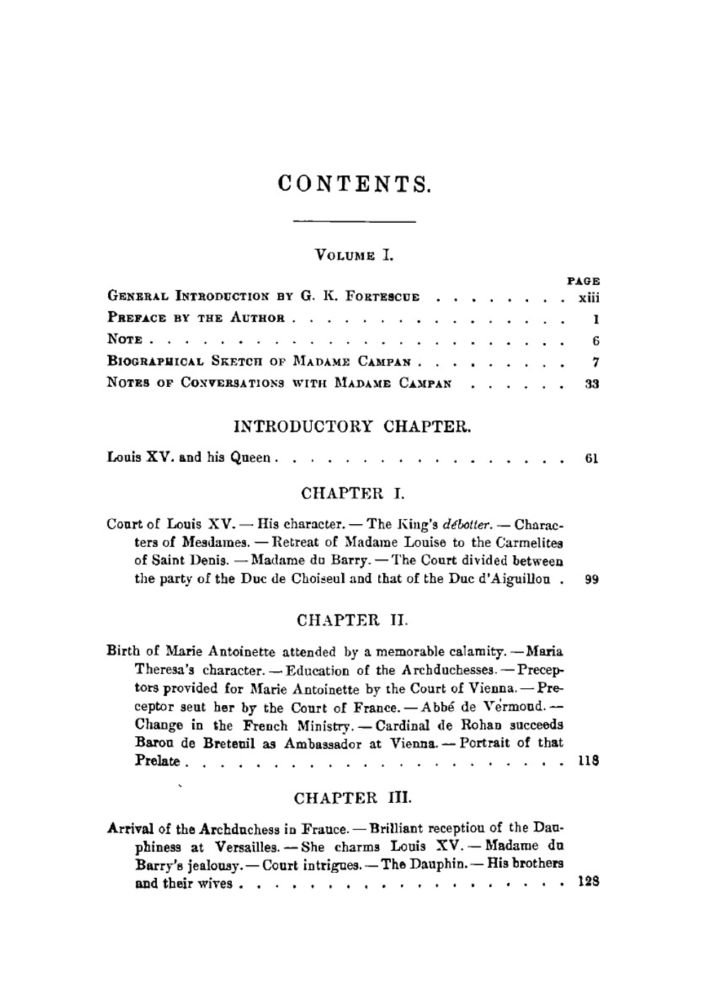 Memoirs of Madame Campan on Marie Antoinette and her court. Vol. 1 | Jeanne-Louise-Henriette Campan