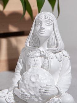 Статуэтка Богиня луны и диффузор для дома на подносе