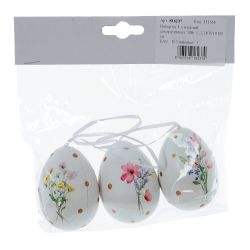 GAEM Набор из 3-х изделий декоративных "Яйцо" (4,5*6), L18 W5 H18 см