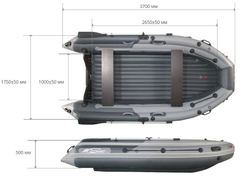 Лодка ПВХ Skat Triton 370 NDFi