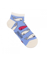 Носки медицинские мужские Babushka, "Белые киты", голубой, 41-45