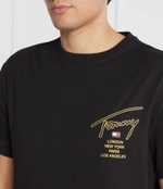 Футболка GOLD SIGNATURE BACK Tommy Jeans - черный(DM0DM17729)