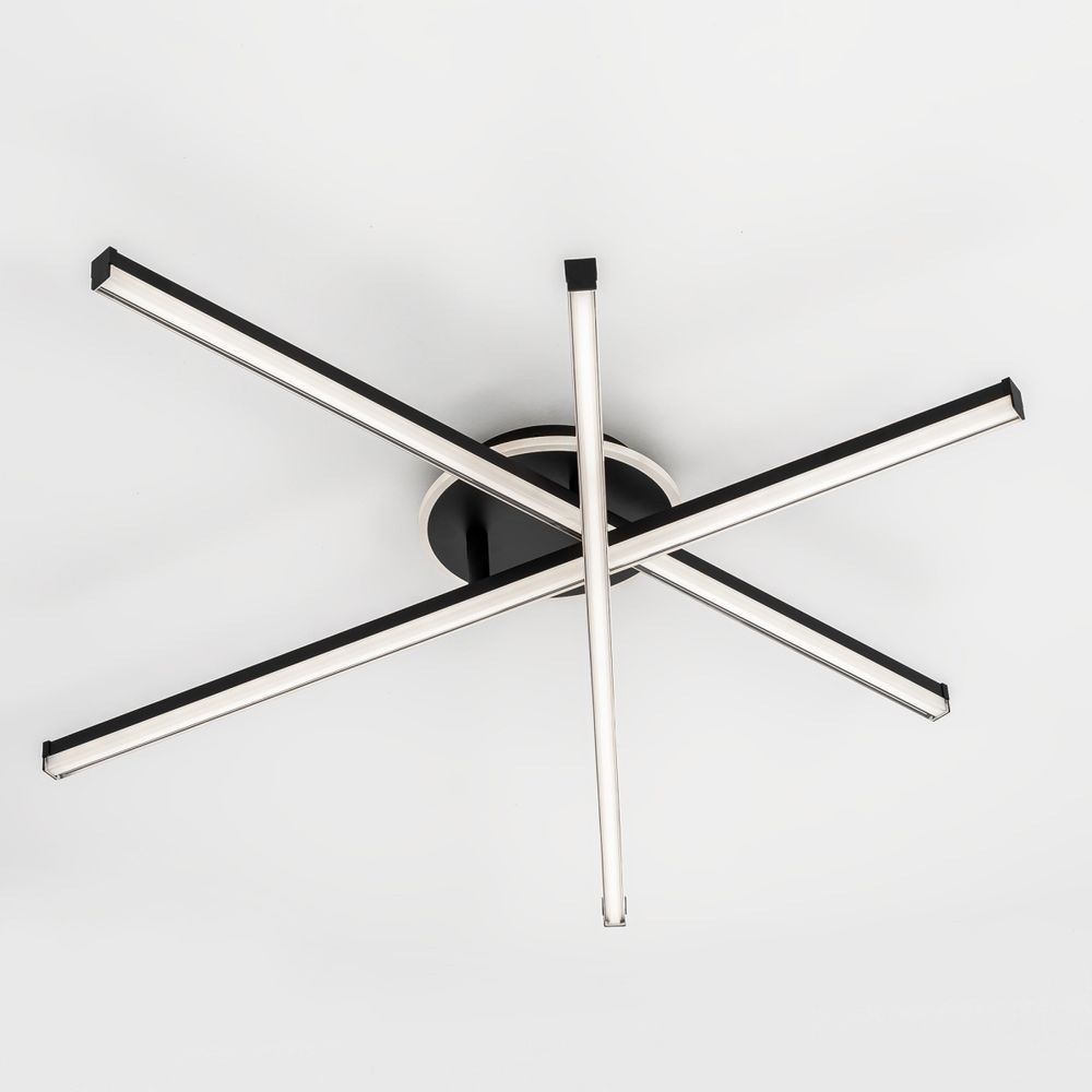 Citilux Trent CL203631 LED Люстра потолочная с пультом Чёрная