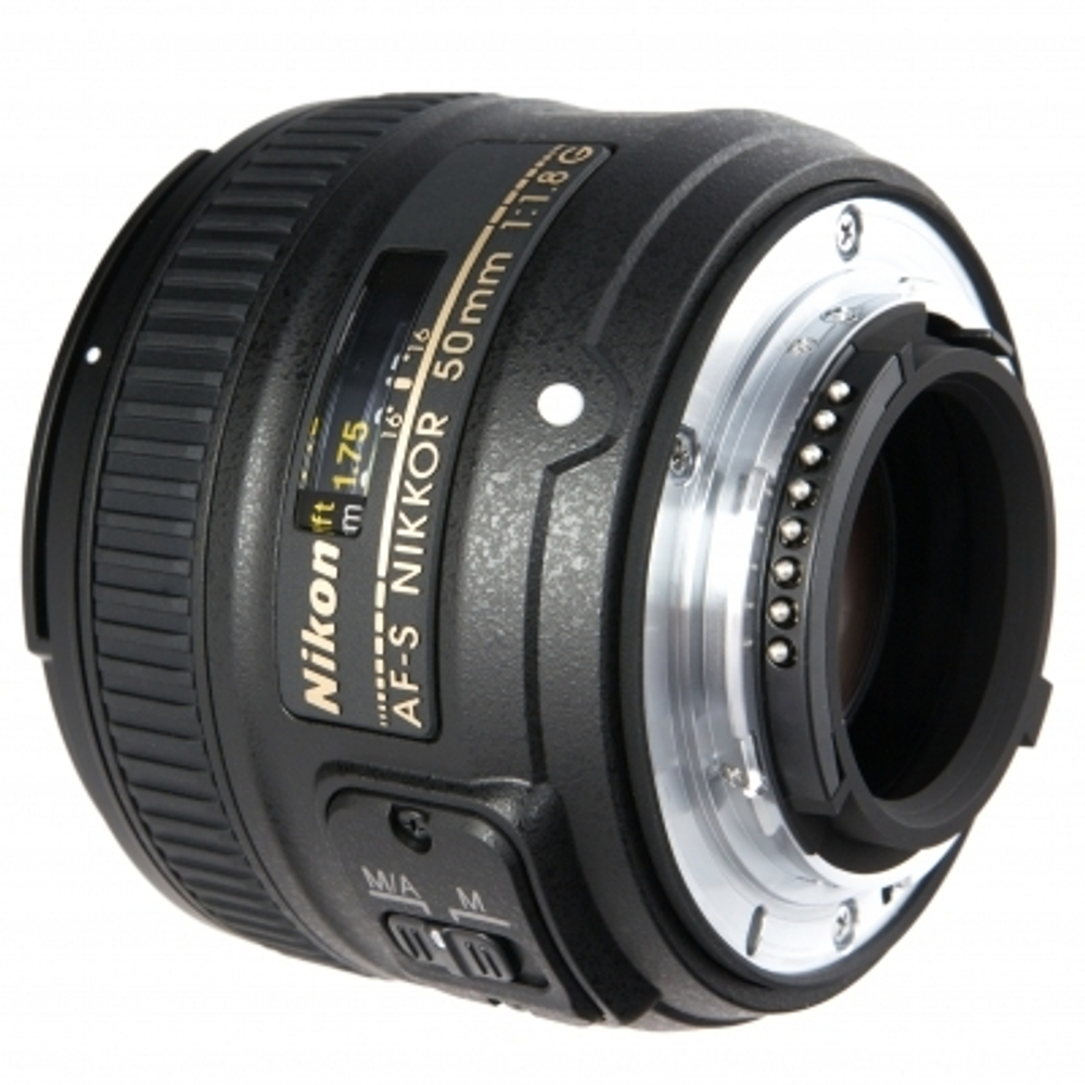 Объектив Nikon 50mm f/1.8G AF-S Nikkor, черный