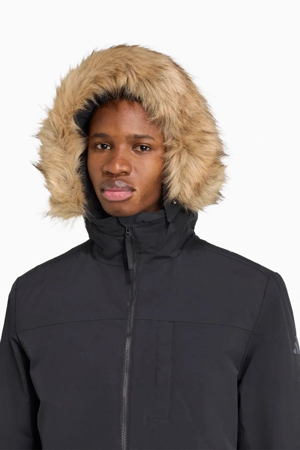 Куртка adidas Paveric Climawarm Fur Parka - черный