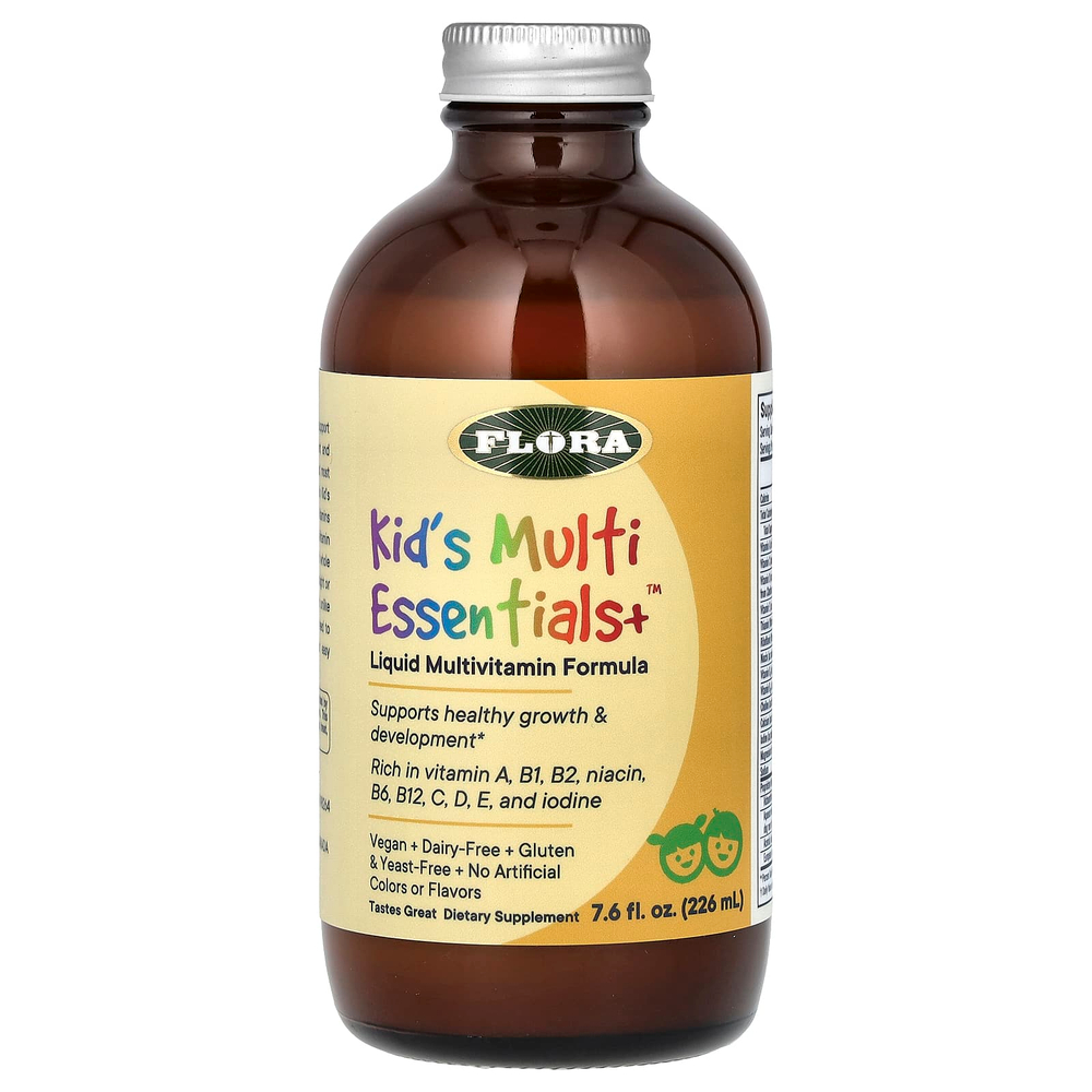Flora, Kid's Multi Essentials+, фруктовый сок, 226 мл (7,6 жидк. унции)