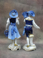 Статуэтка. Фарфор. Уличные продавцы пара. Volkstedt. Германия