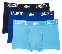 Мужские спортивные боксеры Lacoste Short Boxers With Jersey Branding - разноцветный