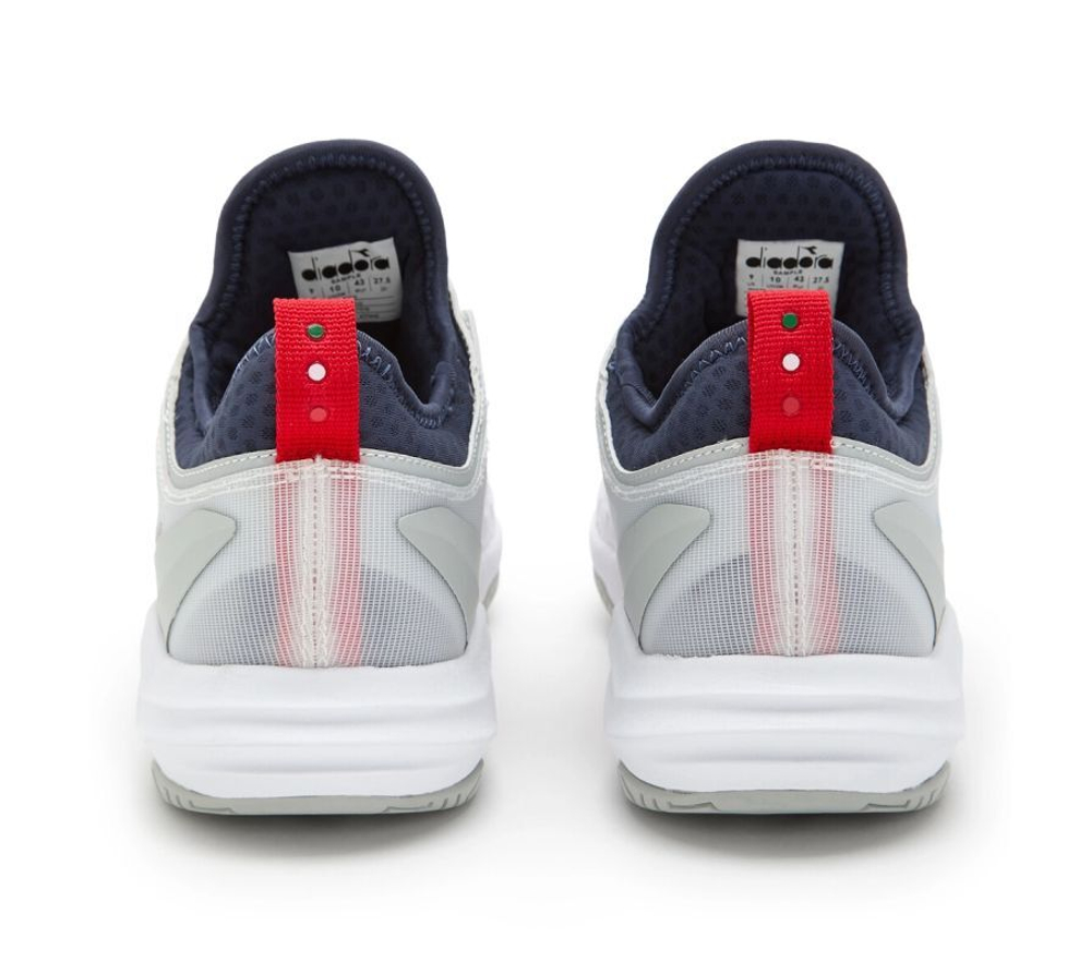 Мужские кроссовки теннисные Diadora Speed Blushield Fly 4 + AG - белый