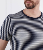 Футболка Kyran Striped Oscar Jacobson - темно-синий(67896829)