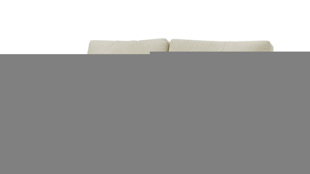 Диван Ибица Cilium Bone 215*116*93 см, Светло-бежевый Вельвет Еврокнижка Фиеста