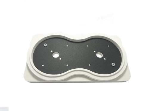 Платформа теневая чёрная круг DUO под светильник Art GX53 215х120х15мм