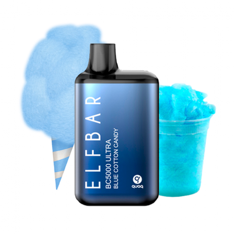 ОСДН Elf Bar 5000 Blue Cotton Candy (черника, сахарная вата)