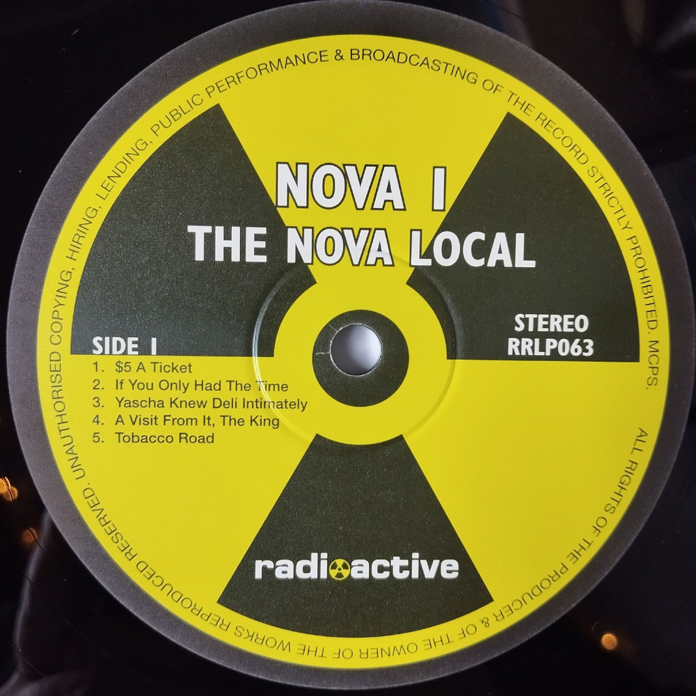Винтажная виниловая пластинка LP The Nova Local Nova 1 (UK 2004)