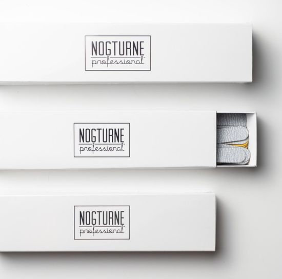 Сменные файлы Nogturne для маникюра Smile/white/Р180 вспененные 25 штук в упаковке