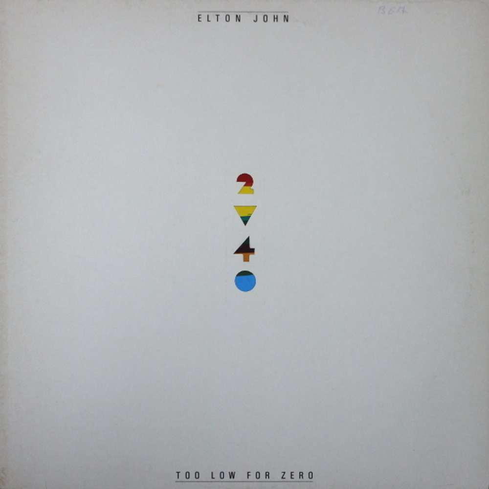 Elton John / Too Low For Zero (LP)