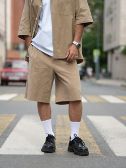 Шорты широкие | camel