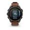 Умные часы GARMIN FENIX 8 PRO 47mm Amoled Sapphire Lens Titanium With Chestnut Leather Band Plus Pabble gray silicone