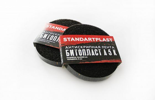 Шумоизоляция Антискрип Битопласт А 5 К лента (15х2000) (уп. 40 шт) (StP)
