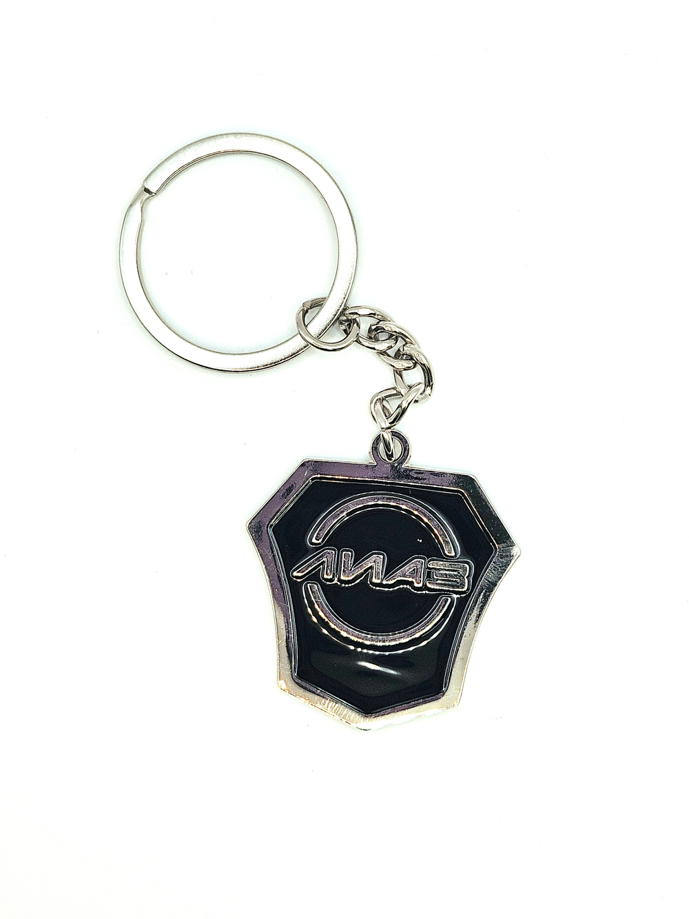 Брелок Ликинский автобусный завод (логотип ЛиАЗ чёрный)