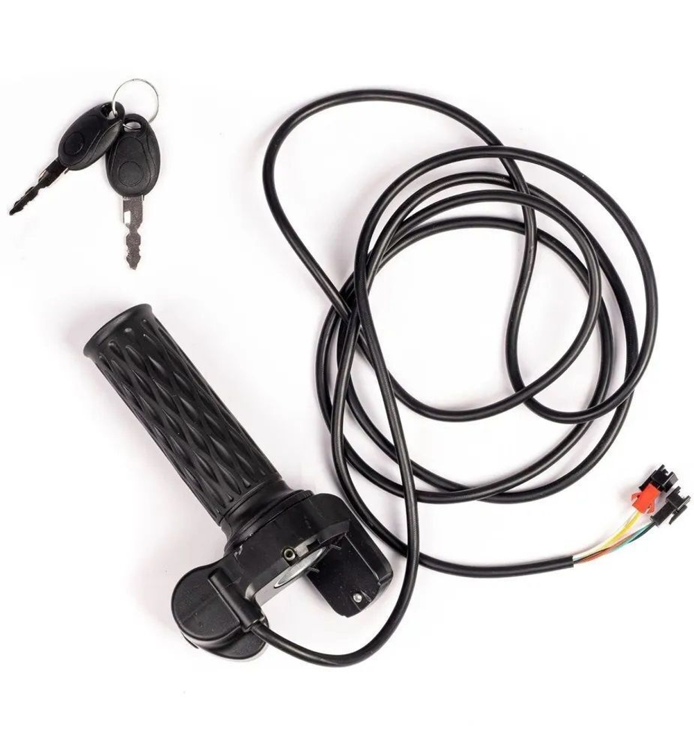 Ручка газа с дисплеем и замком зажигания для электросамоката до 60v