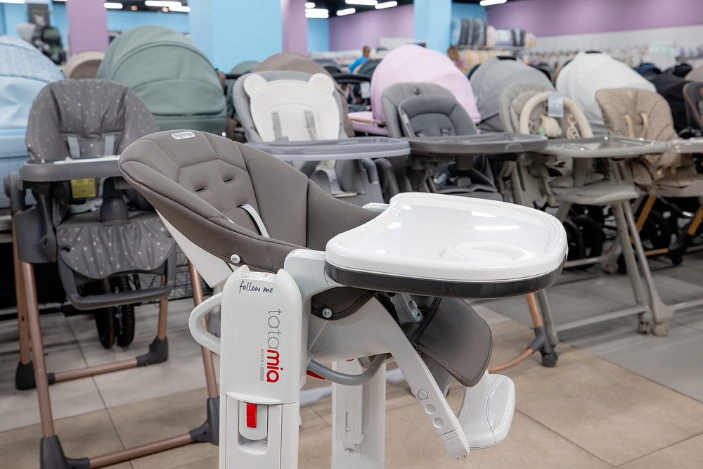 Стульчик для кормления Peg Perego Tatamia Follow Me Wonder Grey New