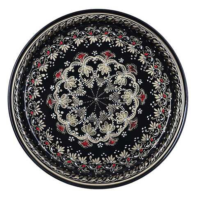 Zhostovo metal tray ornamental A5D02112470