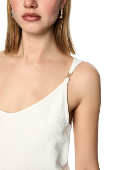 Marc Cain Топ на бретелях из фактурной вискозы