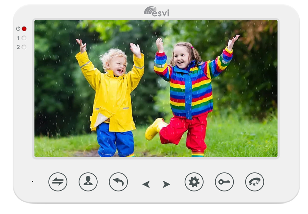 EVJ-7-FHD цветной FHD (1080P), 7 видеодомофон на две вызывные панели, слот microSD