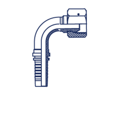 Фитинг DN 38 DK (Г) 52x2 (90) POWERMASTER