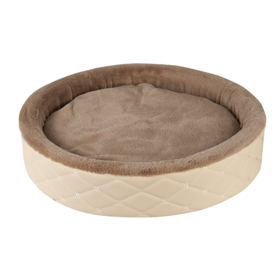 Лежак премьер круглый карбон крем. №4