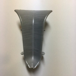 Внутр. угол к плинтусу "Cezar" 401 Алюм. текст.