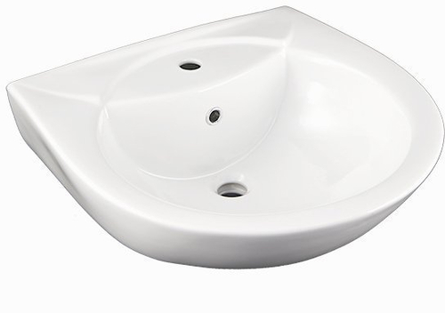 Умывальник Оптима мебельный с переливом с отверстием Лобненский стройфарфор  УмОптима