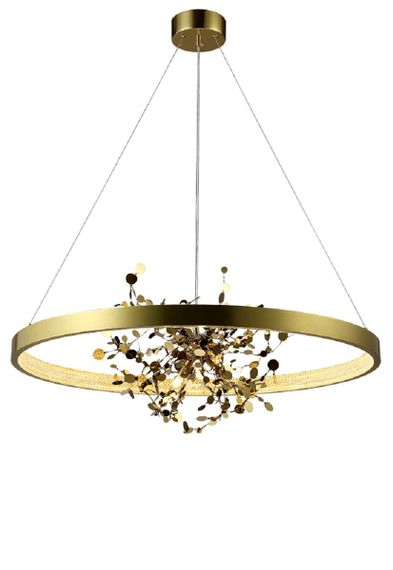 Подвесная люстра Crystal Lux GARDEN SPLED+4 D800 GOLD