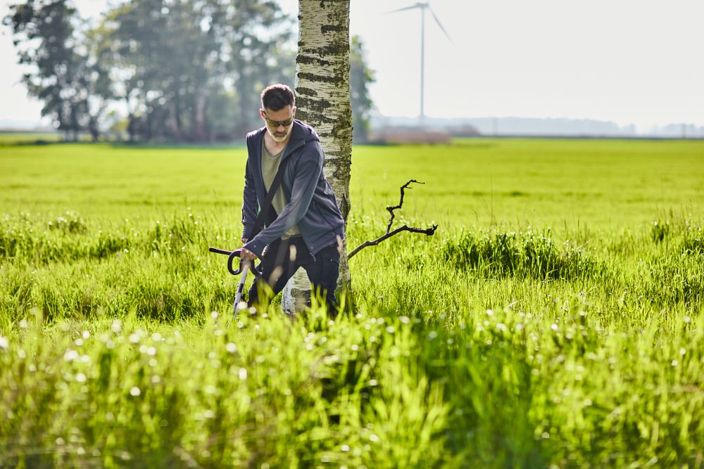 Аккумуляторный триммер Greenworks GD60BCBК4, 60v, 40 см, (2108407UB), с аккумулятором 4 А·ч и зарядным устройством