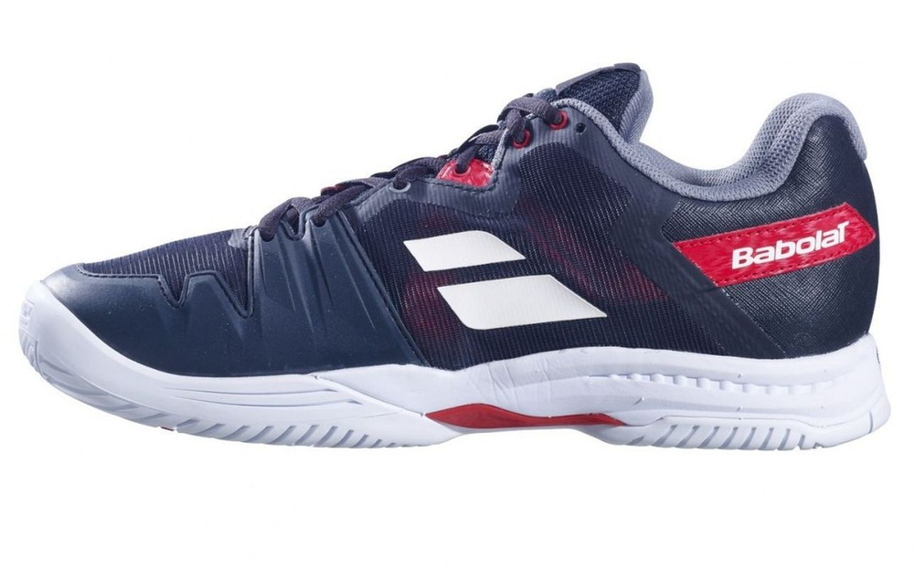 Мужские кроссовки теннисные Babolat SFX3 All Court Men - black/poppy red