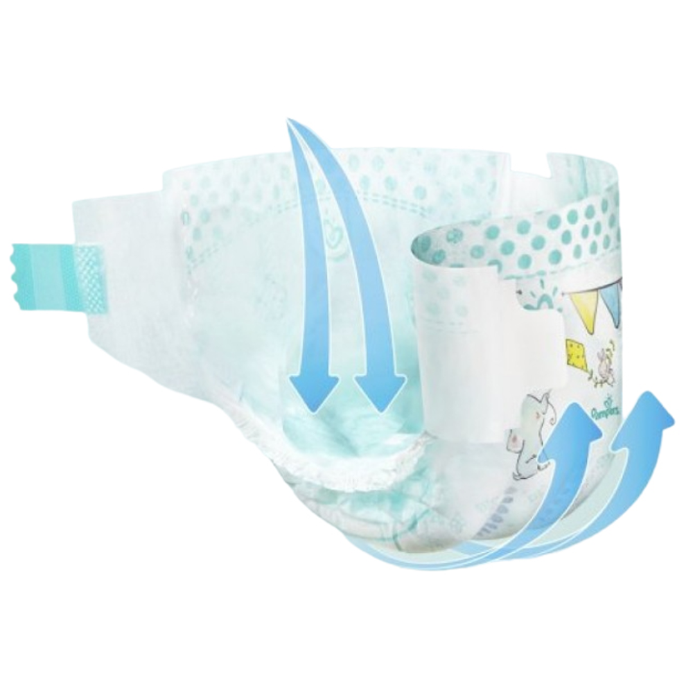 Pampers active baby-dry  № 6. 2 шт