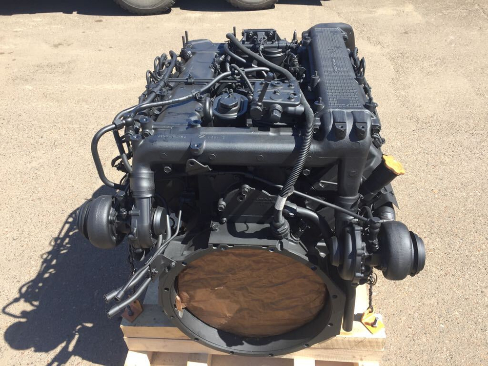 Двигатель КАМАЗ 740.632 вид с маховика