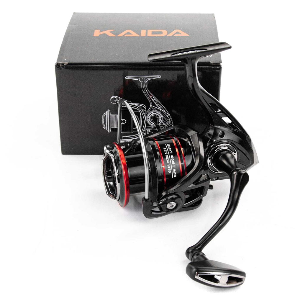 Катушка безынерционная Kaida Captain CA6000 (6000, 5+1BB, мет. шпуля)