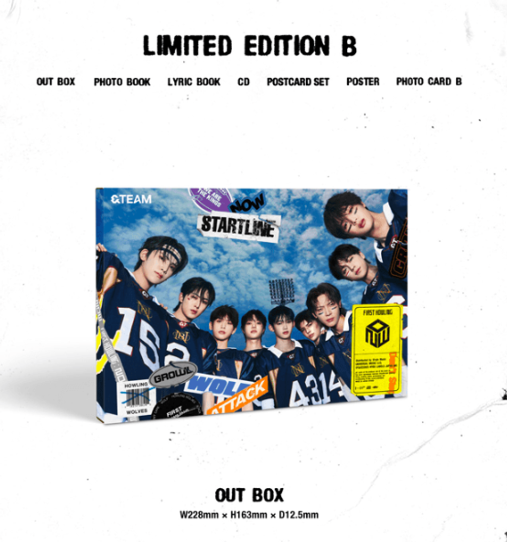 Альбом &TEAM - 1st ALBUM First Howling : NOW LIMITED EDITION B
