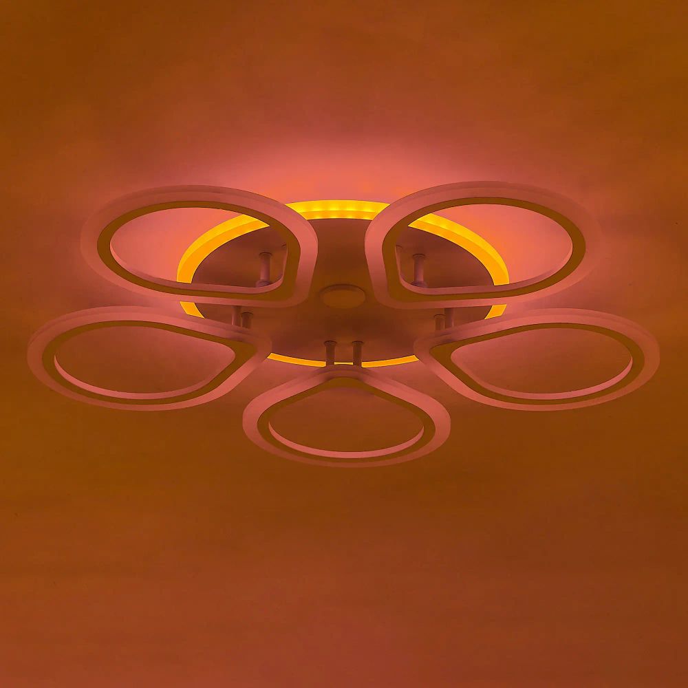 Citilux Транай Смарт CL235A150E RGB Умная люстра Белая