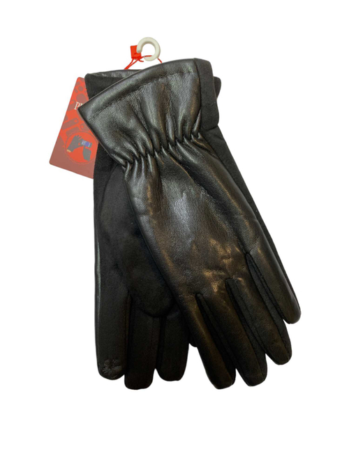 Перчатки. Женские. Материал верха: Эко кожа. Замша. Подклад: Плюш-флис. Сверху эко кожа, ладошка замша. Сенсорные. В упаковке 12 шт, разные цвета.