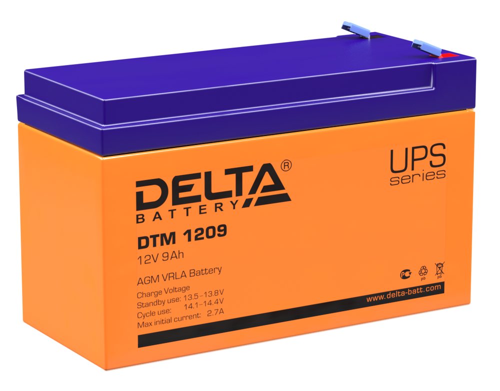 Батарея  Delta DTM 1209