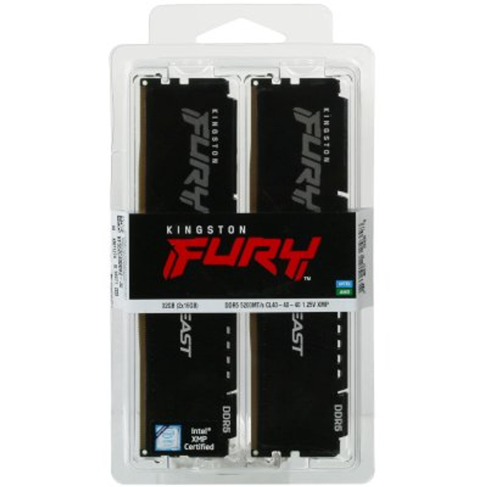 Оперативная память Kingston Fury Beast KF552C40BBK2-32