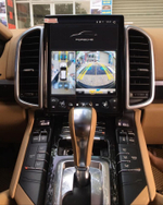 Магнитола Porsche Cayenne 958 2010-2016 (взамен РСМ3) - Carmedia NH-1004 вертикальный монитор 10.4" в стиле "Тесла" на Android 9, 6-Турбо ядер, 4Гб+64Гб