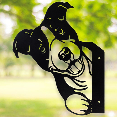 Декорация садовая "Собака" 26*15см, металл