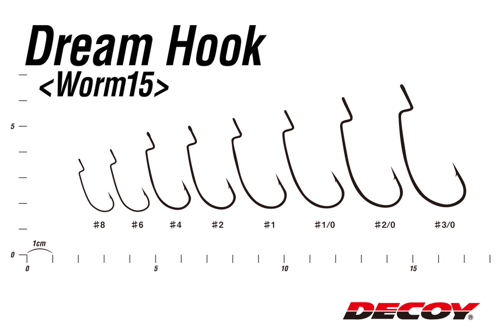 Крючок Decoy Dream Hook Worm 15