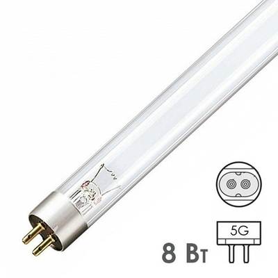 Лампа бактерицидная LightBest LBC 8W T5 G5 специальная безозоновая 700709014