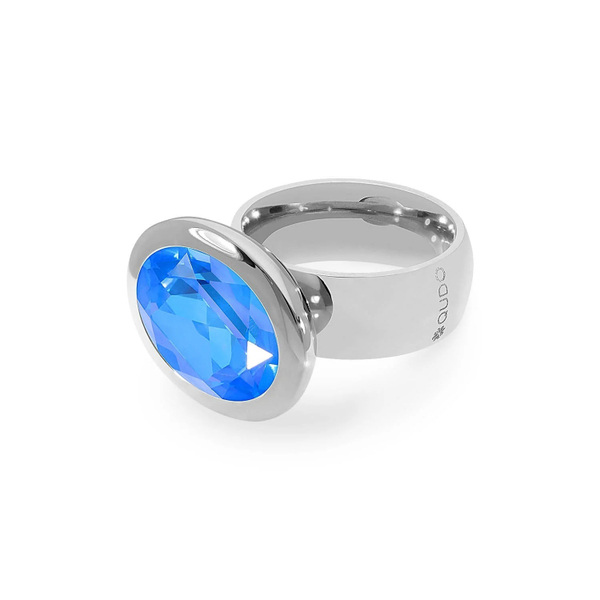 Кольцо Qudo TIVOLA big S royal blue delite  17.2 мм 651742/17.2 BL/S размер 17,2