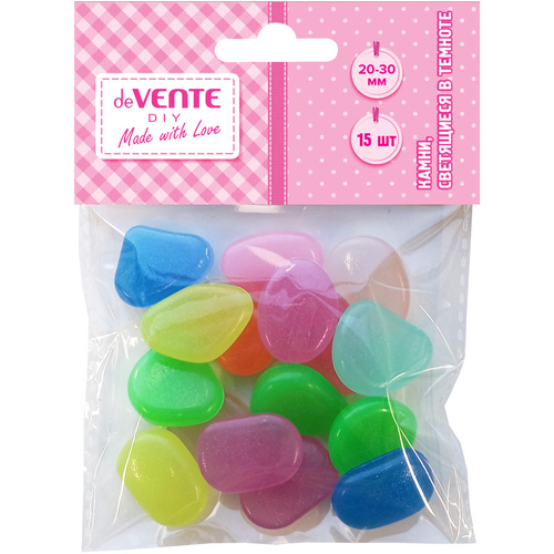 Декор Камни светящ. ДЕВЕНТЕ Прибойный блеск 20-30 мм 15 шт. (8001571)